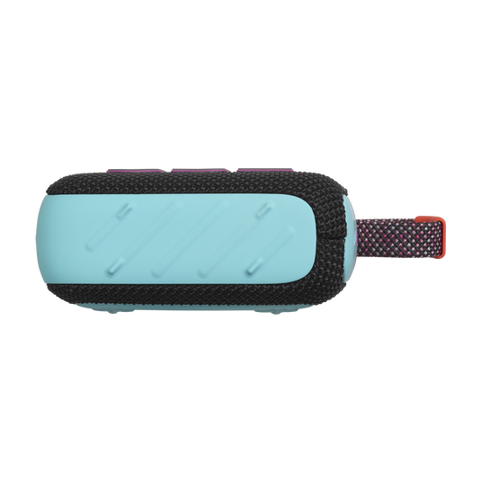 JBL Go 4 - Black and Orange - Ultra-Portable Bluetooth Speaker - Bottom image number null